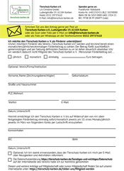 Werden Sie Fördermitglied! Werden Sie Fördermitglied!